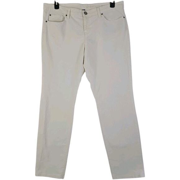 Gap ~Woman Size 14/32R~ Off-White Corduroy Premium Skinny Pants Cotton Blend. - Picture 12 of 14